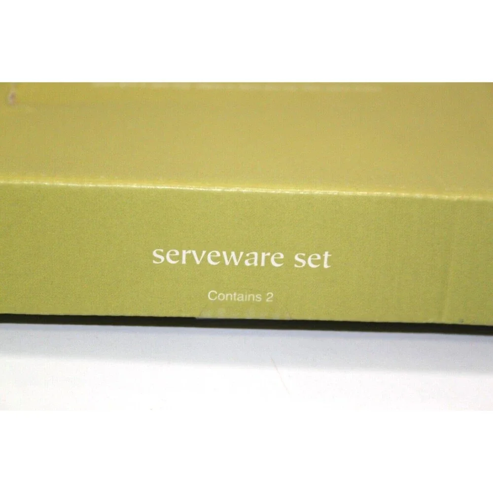 Pier 1 Imports Ornate Cake Dessert Knife Spatula Serve Ware Set Bead Fall Colors